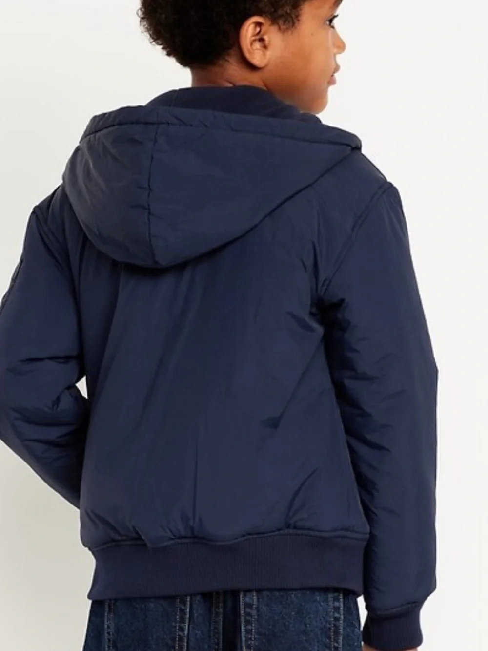 Old Navy Water-Resistant Hooded Bomber Jacket for Boys NWT